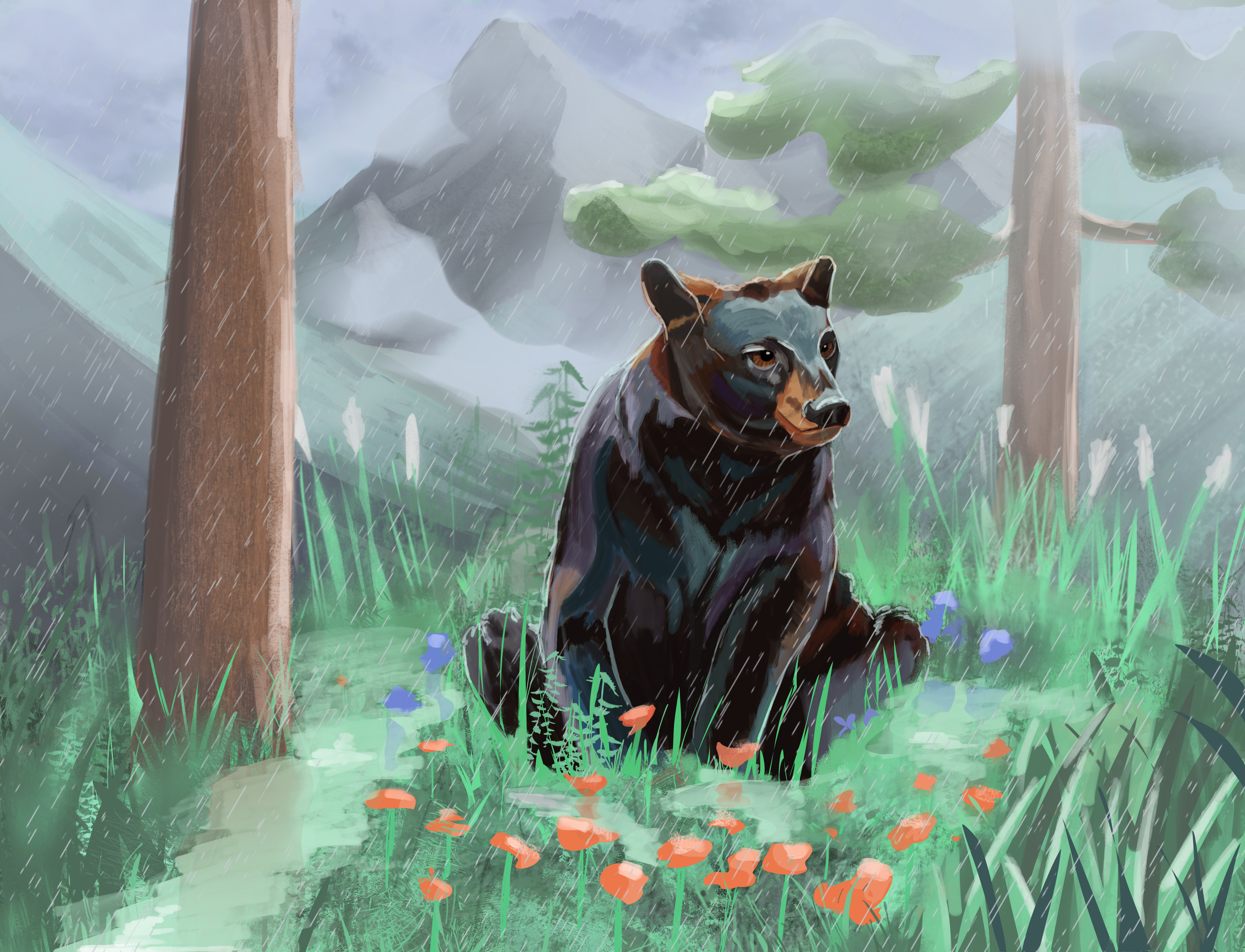 Bear Painting